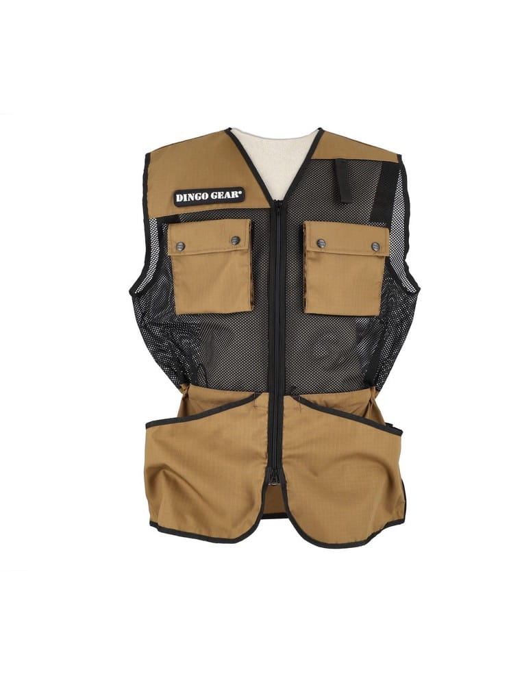 Dingo Gear Summer Vest - Coyote Brown - Front View