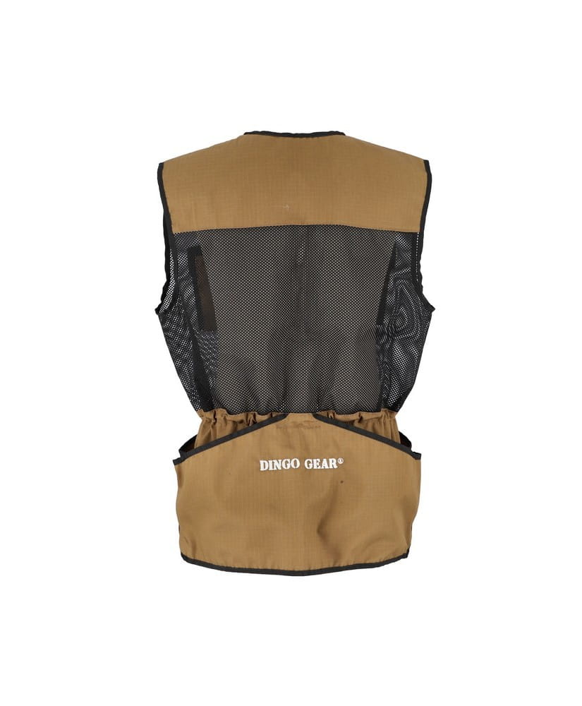 Dingo Gear Summer Vest - Coyote Brown - Back View