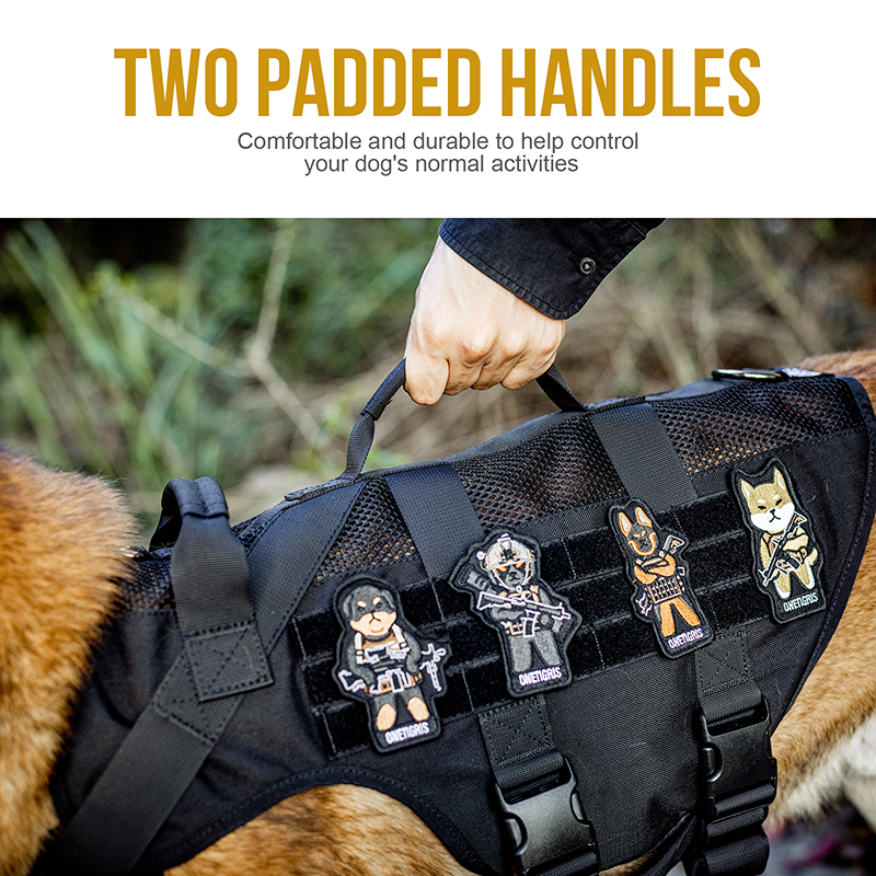 AIRE MESH BLACK: Two Padded Handles