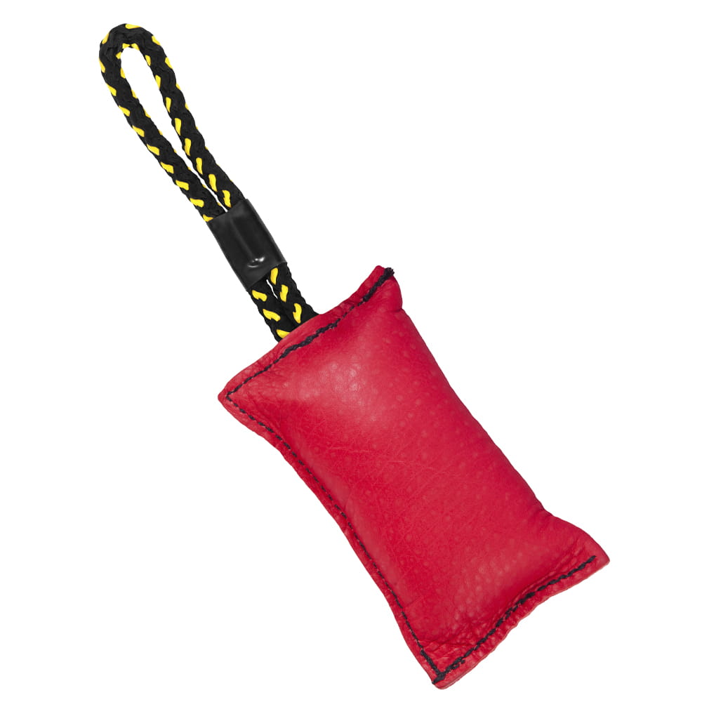 Dingo Gear Leather Puppy Tug with a Magnet and a Handle - Color Mix