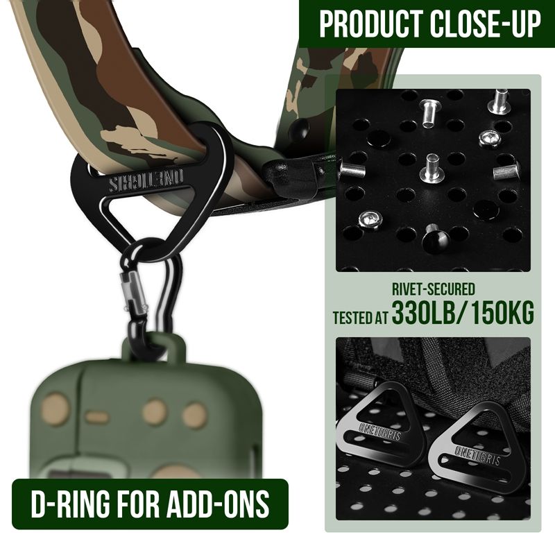 OneTigris JUNGLE Dog Collar: D-Ring