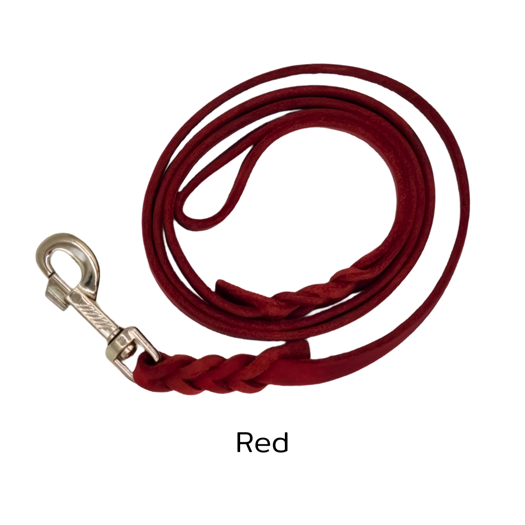 Fettleder Leash with Chrome Hook - Image 6