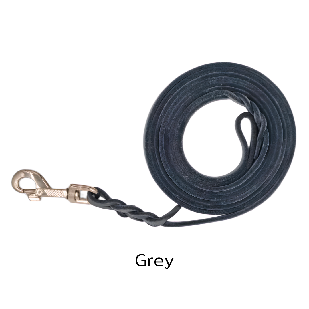 Fettleder Leash with Chrome Hook - Image 8